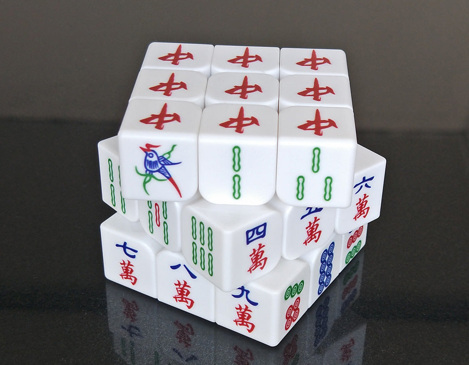 Mahjong Numbers Arrows Dice Rubik's Cube
