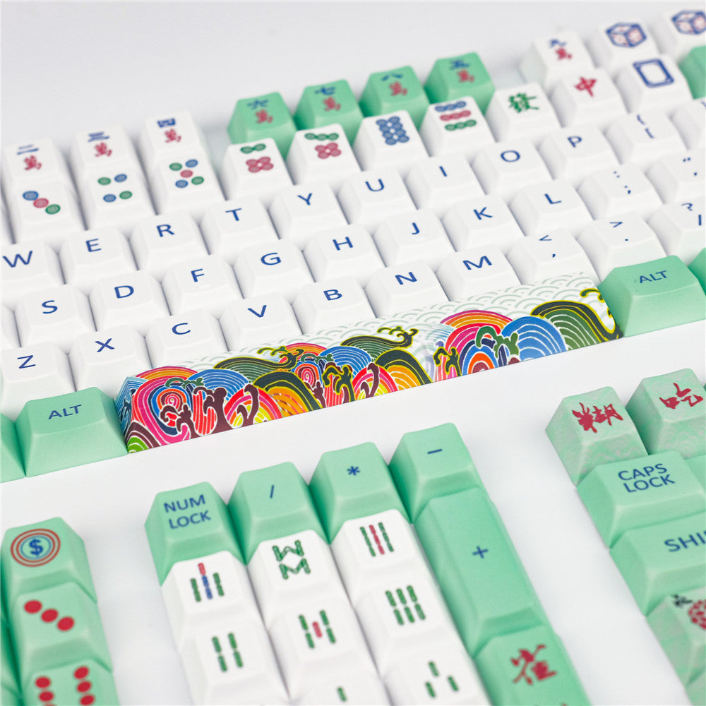 A Full Set Of Keys For The Sparrow Mahjong Keyboard