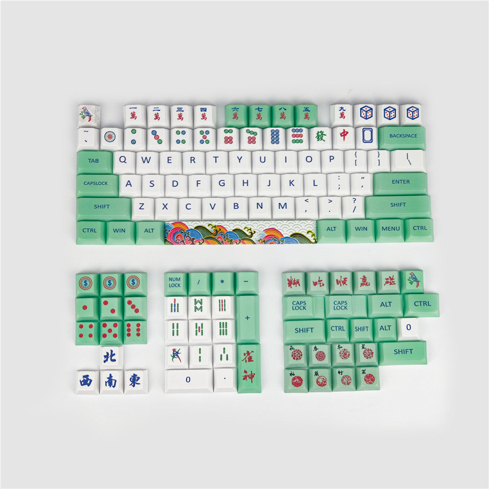 A Full Set Of Keys For The Sparrow Mahjong Keyboard