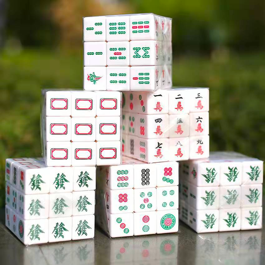 Mahjong Numbers Arrows Dice Rubik's Cube