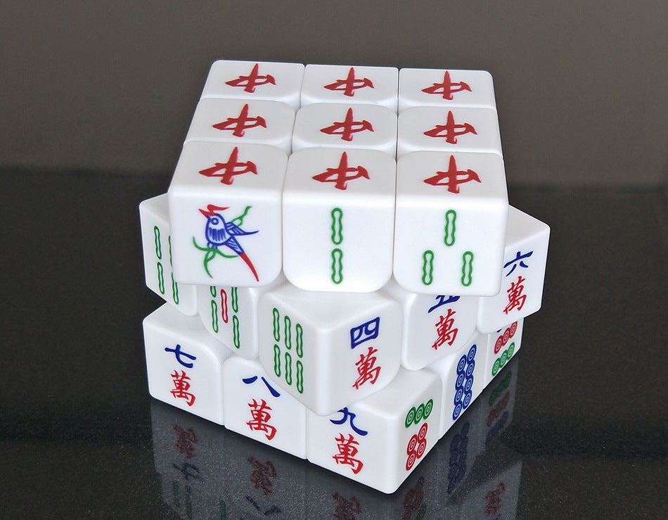 Mahjong Numbers Arrows Dice Rubik's Cube